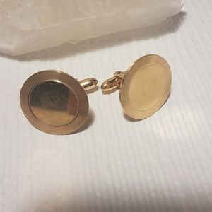 10k gold la mode vintage cufflinks